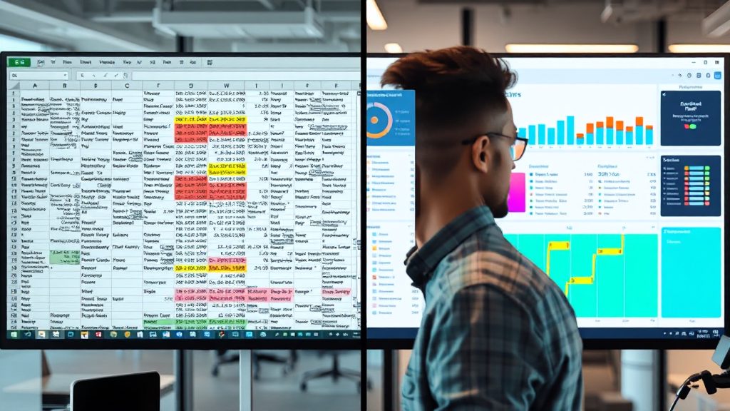 Excel vs 专用管理系统：效率对比与选择指南